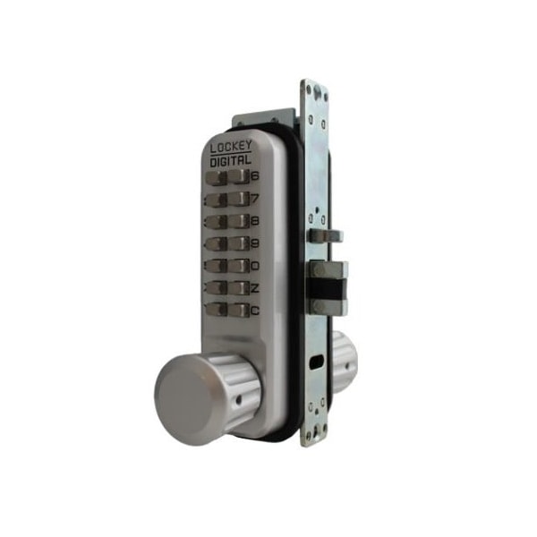 Mechanical Keyless Narrow Stile Passage Knob Lock Double Combination Marine Grade